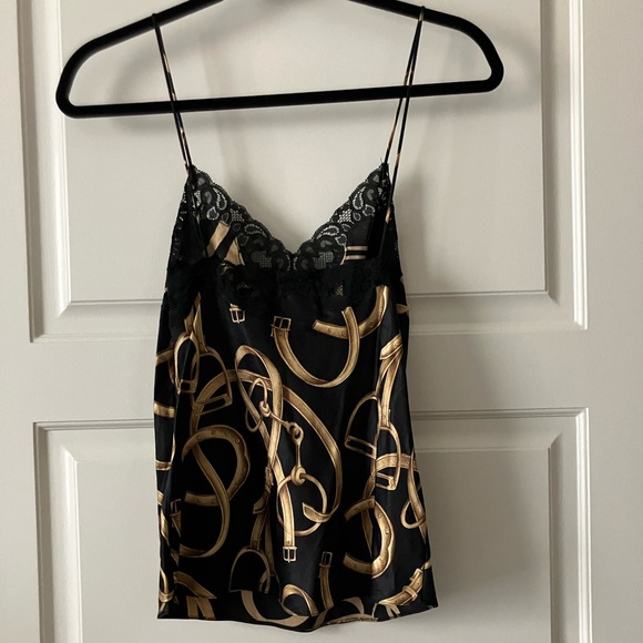 Dolce and Gabbana Silk Print Tank Top - Picture 2 of 5